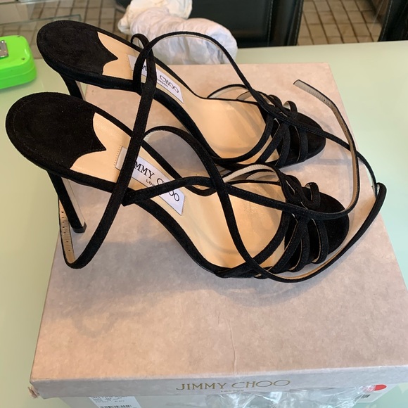 Jimmy Choo Shoes - Jimmy Choo heels black suede 39 NWT w/box